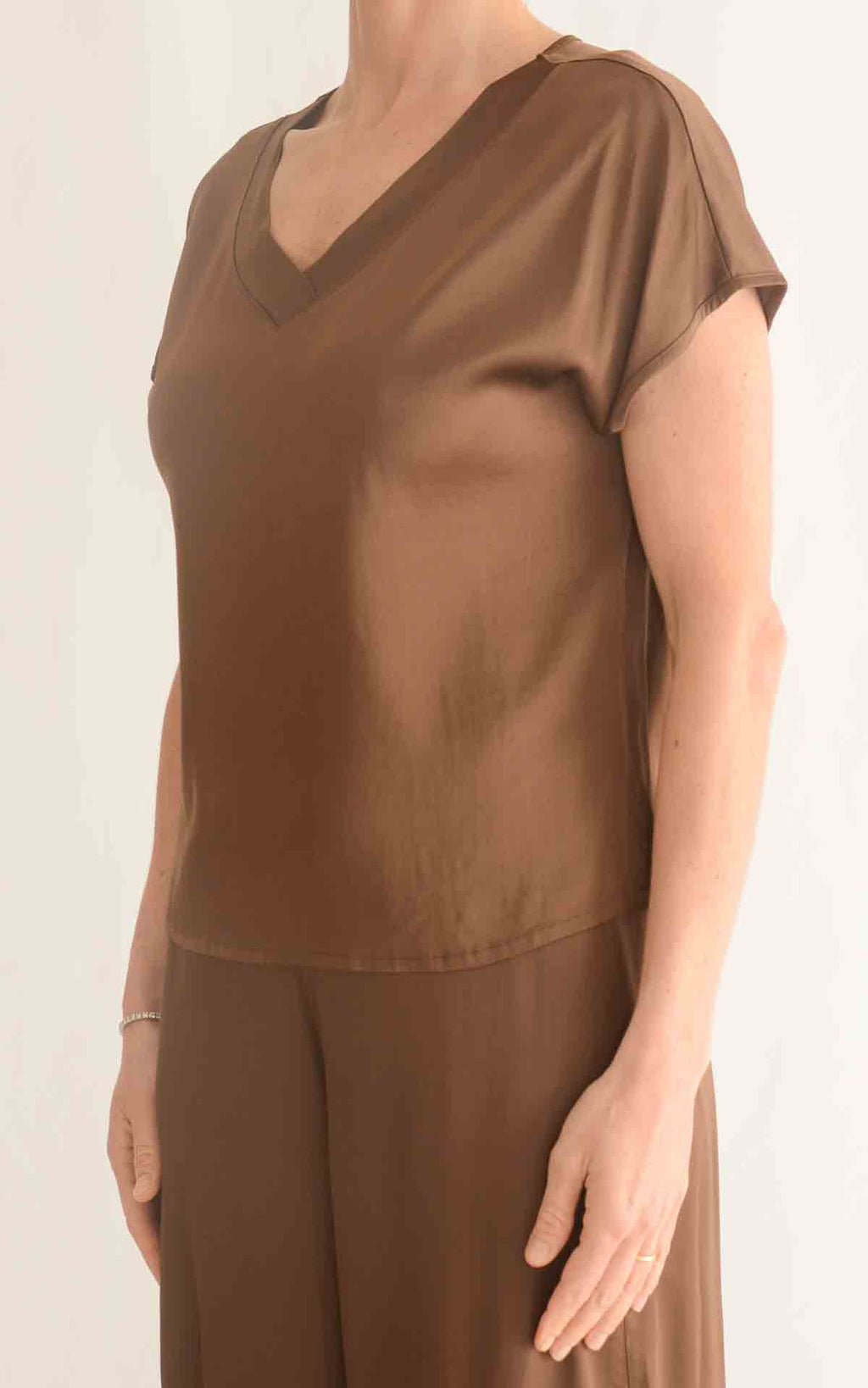 Eco – Casacca scollo a V – Moro