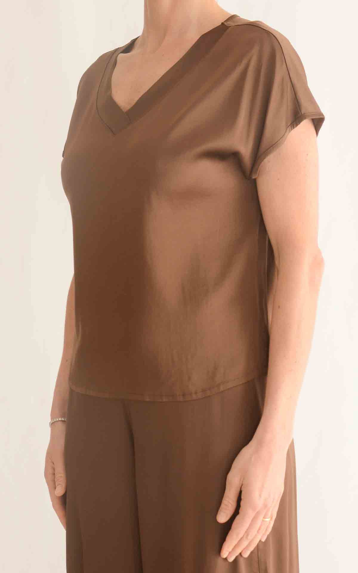 Eco – Casacca scollo a V – Moro