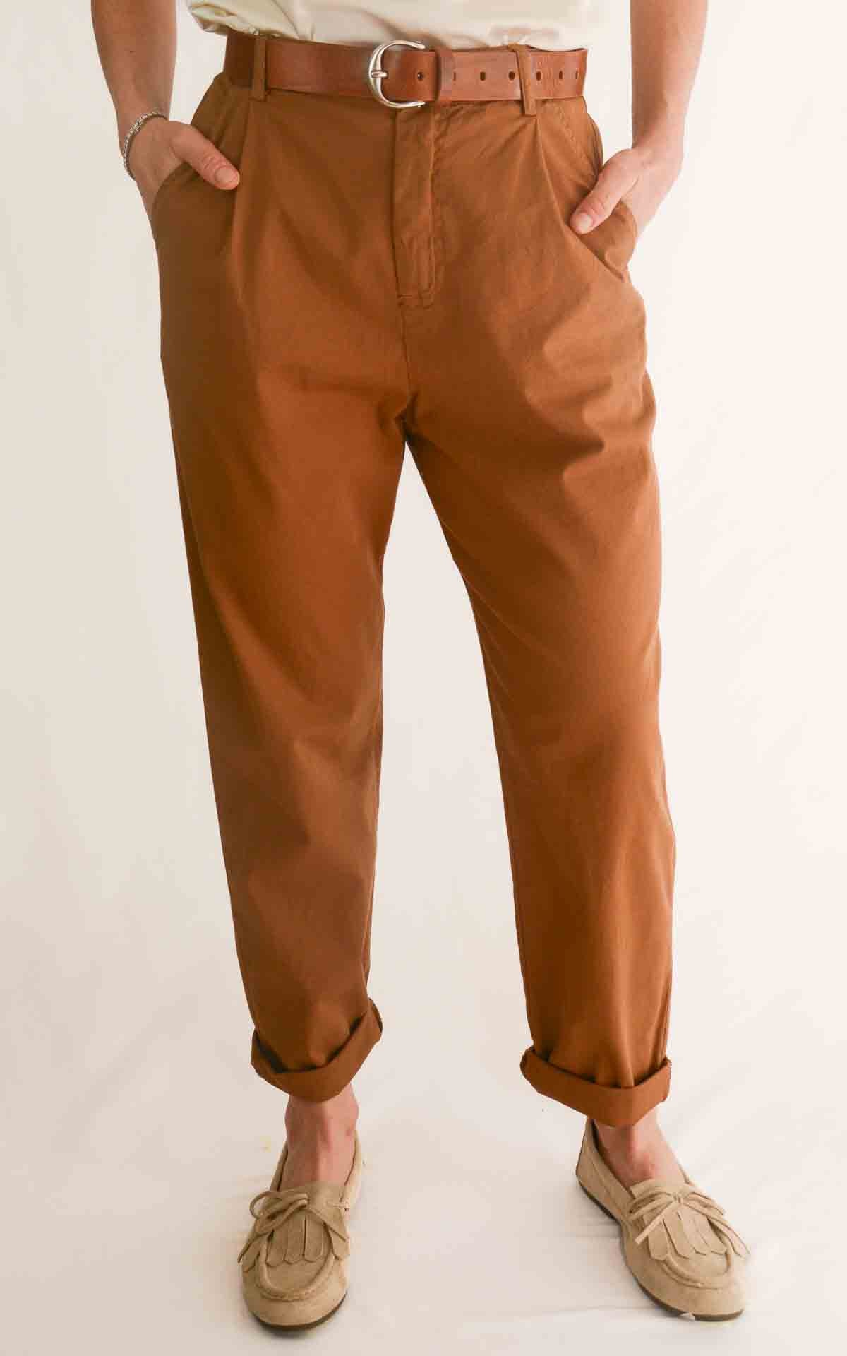 OFF-ON - Pantalone boyfriend Joelle S 26 - Biscotto