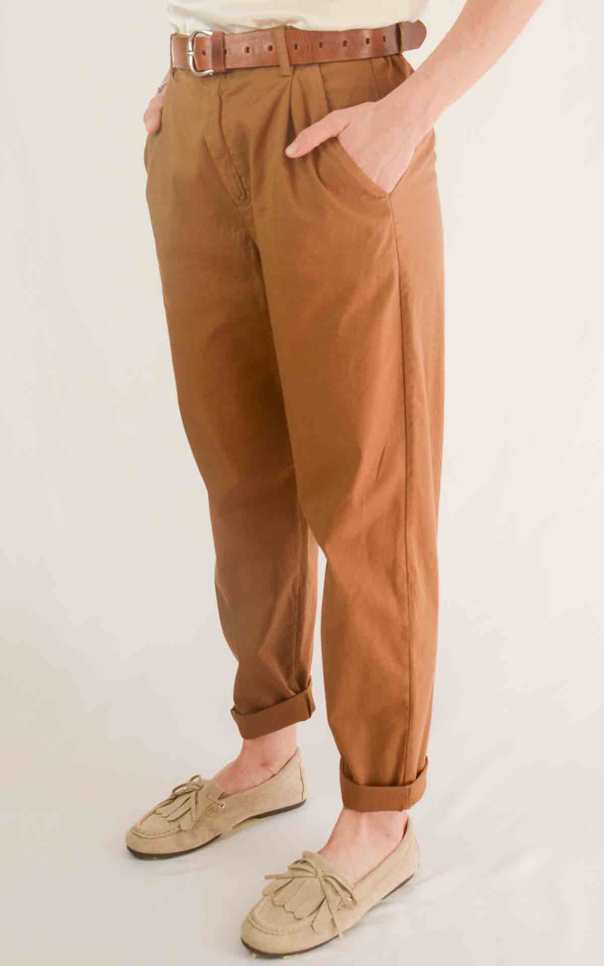 OFF-ON - Pantalone boyfriend Joelle S 26 - Biscotto