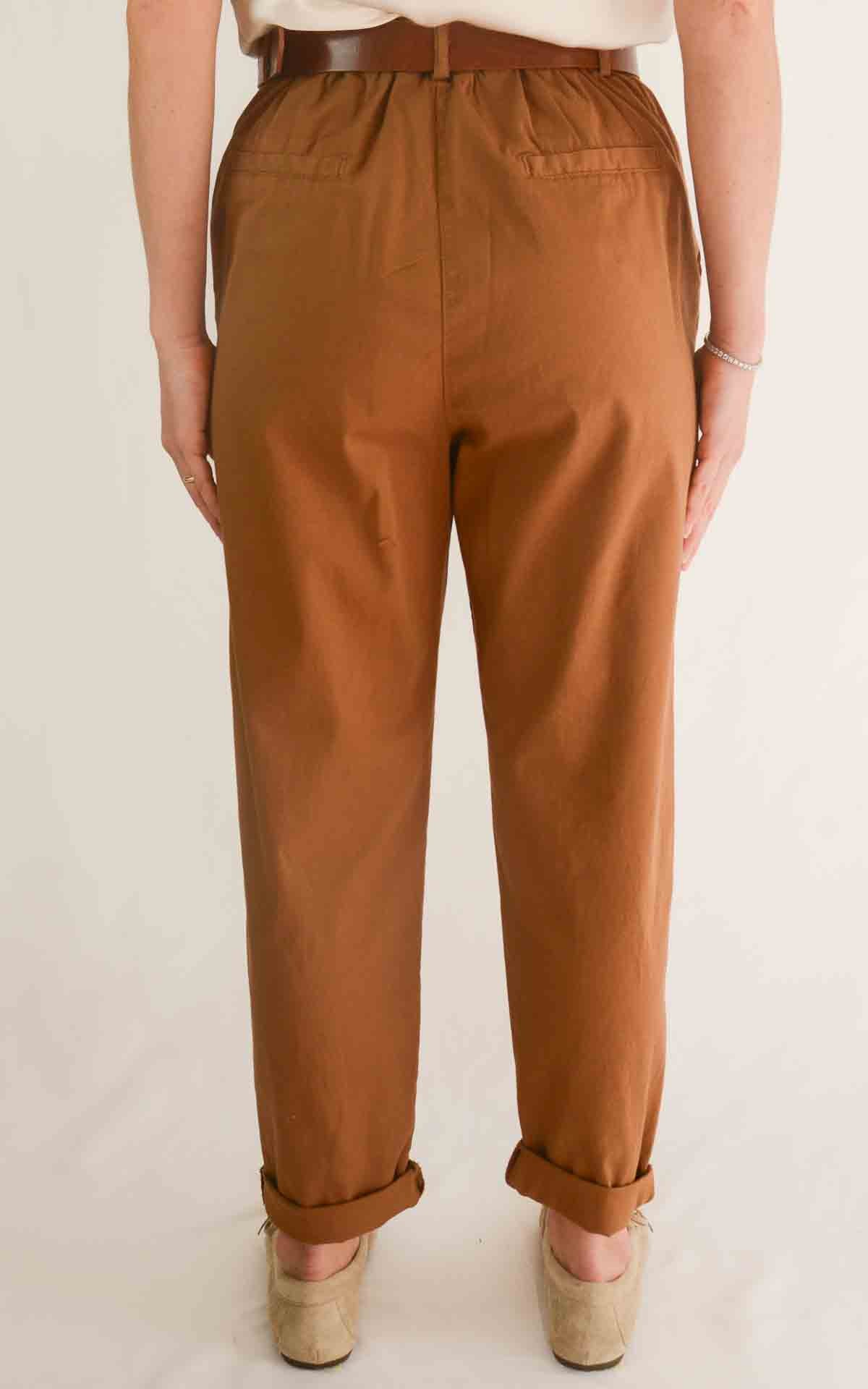 OFF-ON - Pantalone boyfriend Joelle S 26 - Biscotto