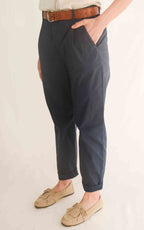 OFF-ON - Pantalone boyfriend Joelle S 26 - Blu navy