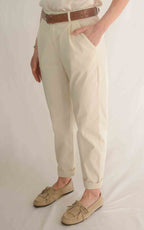 OFF-ON - Pantalone boyfriend Joelle S 26 - Burro