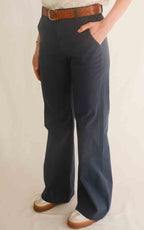 OFF - ON - Pantalone palazzo Betty S 26 - Blu