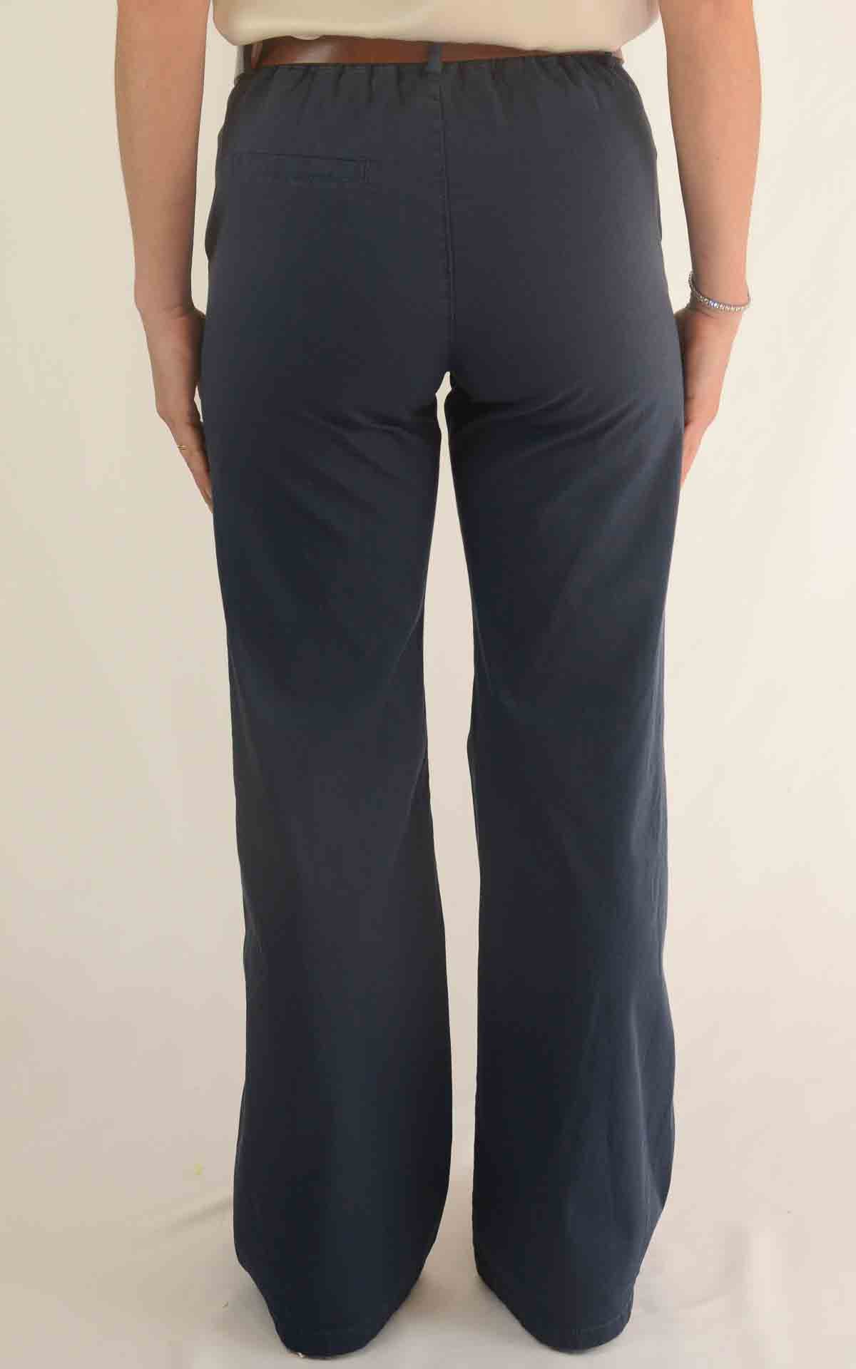 OFF - ON - Pantalone palazzo Betty S 26 - Blu
