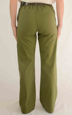 OFF - ON - Pantalone palazzo Betty S 26 - Verde