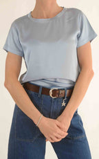 Susymix - T-shirt raso - Cielo