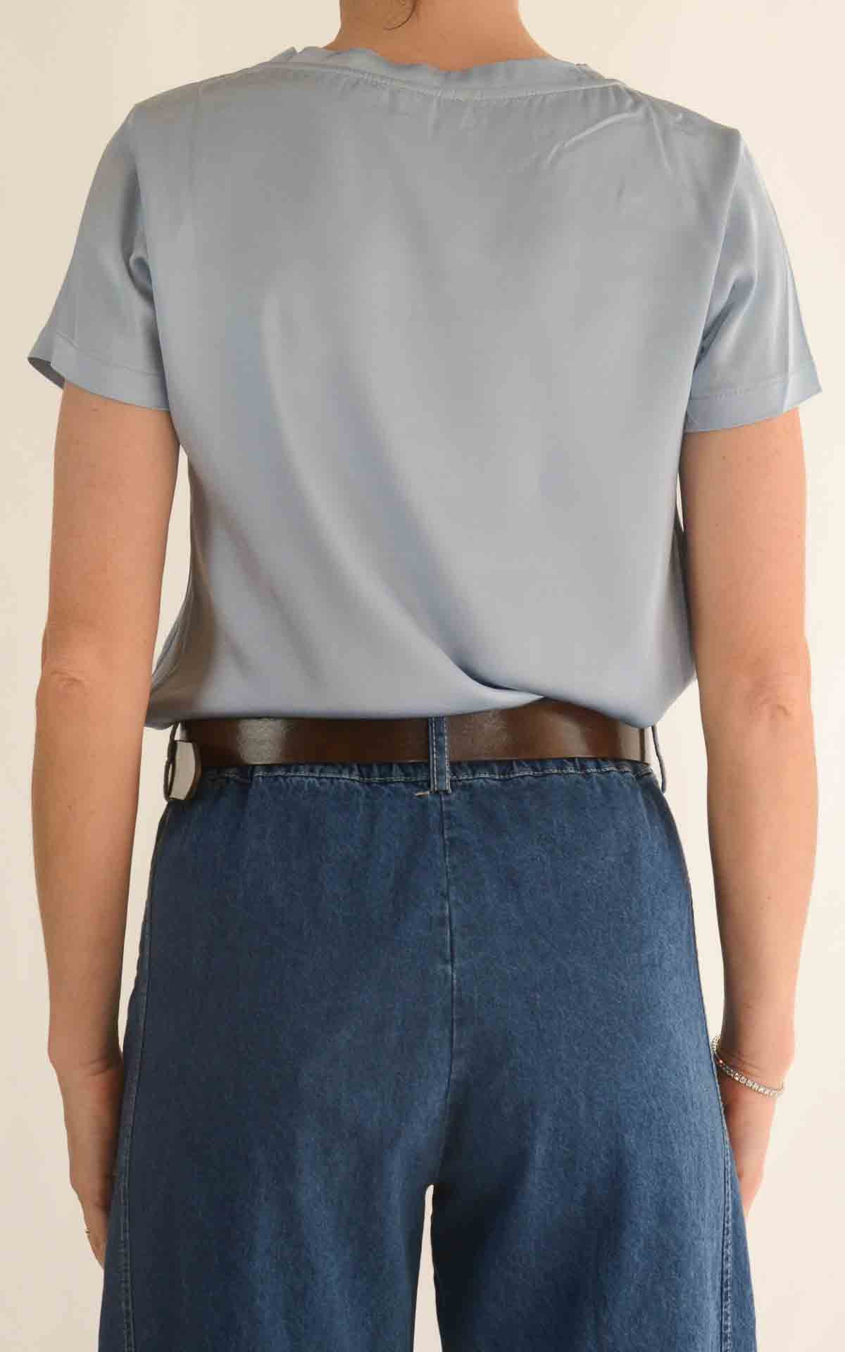 Susymix - T-shirt raso - Cielo