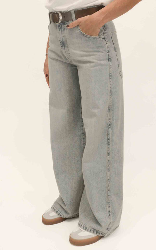 Initial - Jeans palazzo sabbiato - Anou S/S 26