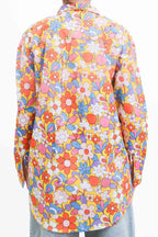 Compañía Fantástica - Camicia floreale over - Giallo/Arancione