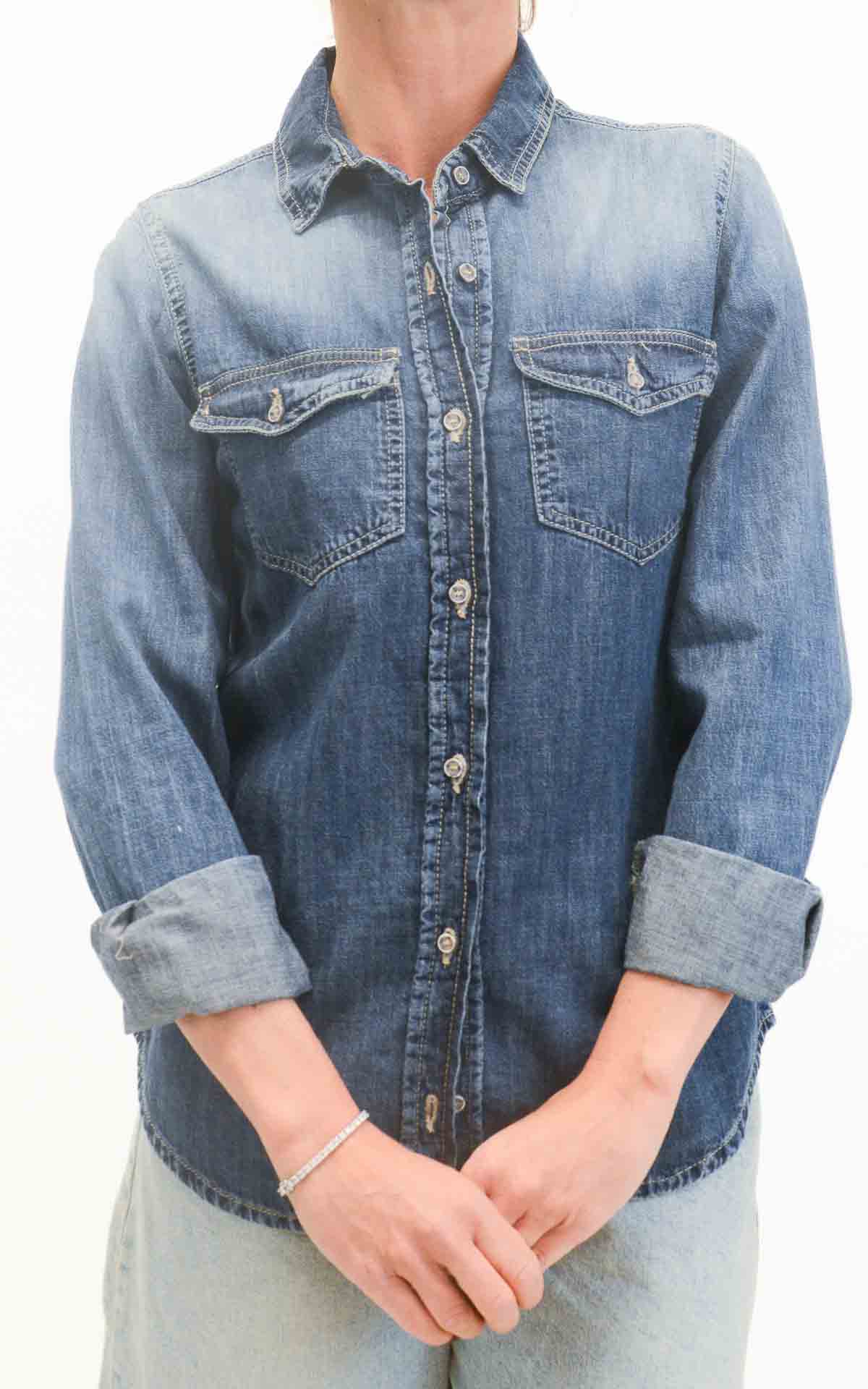 Initial - Camicia in denim - ALEXIA