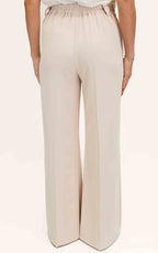 Susymix - Pantalone fluido gamba dritta - Avorio