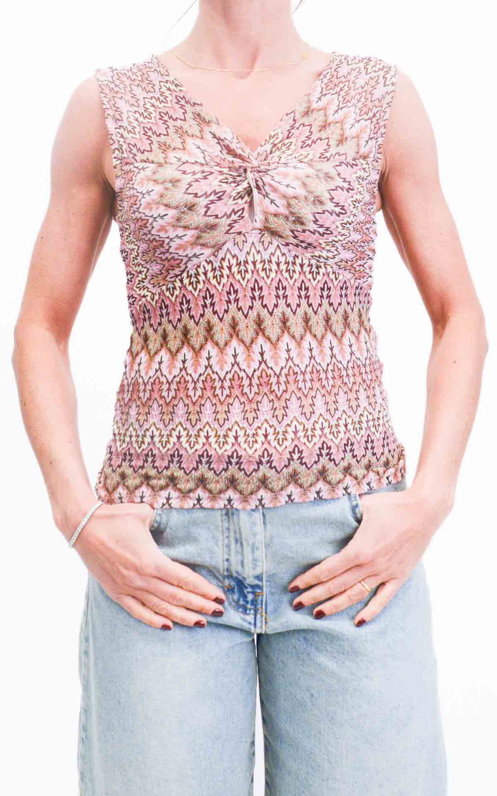 Susymix - Top nodo - Rosa