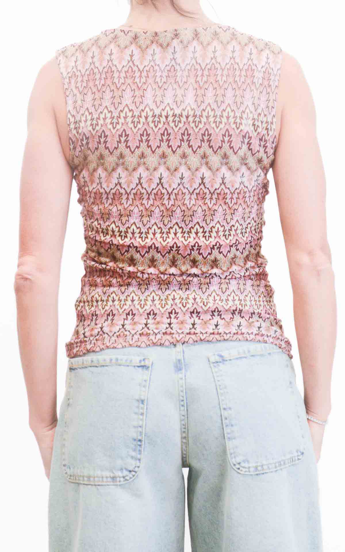 Susymix - Top nodo - Rosa