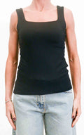 Susymix - Canotta scollo quadrato - Nero