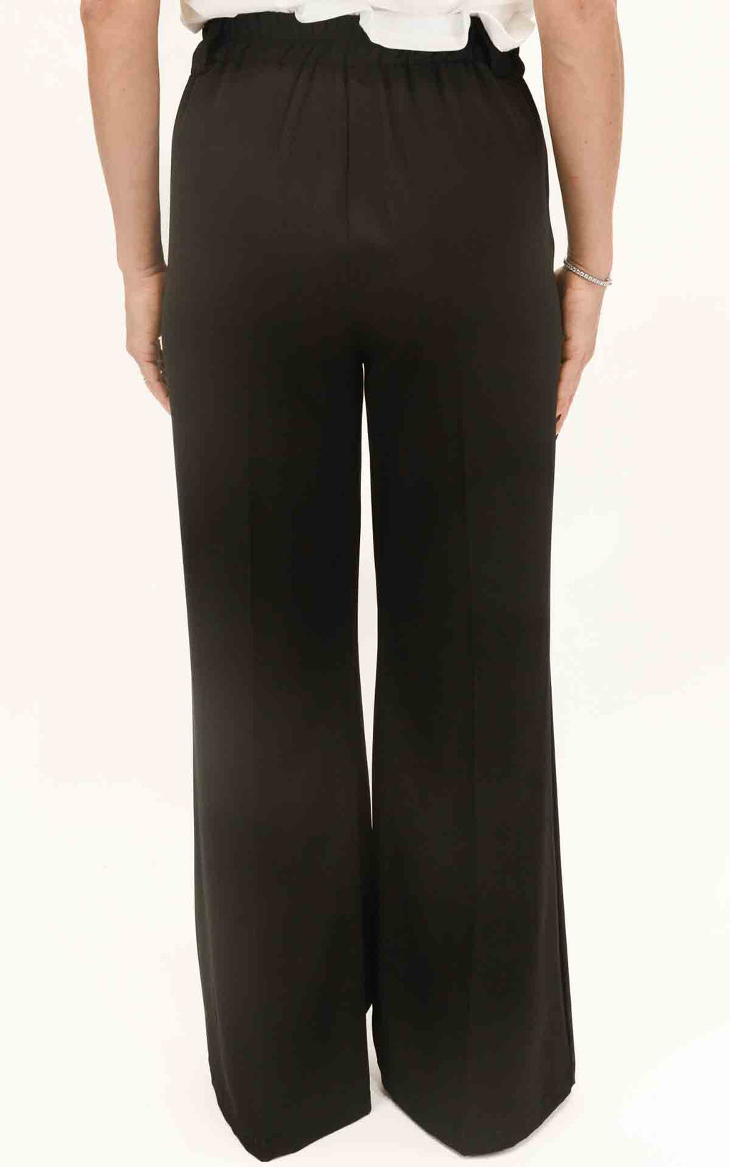 Susymix - Pantalone fluido gamba dritta - Nero