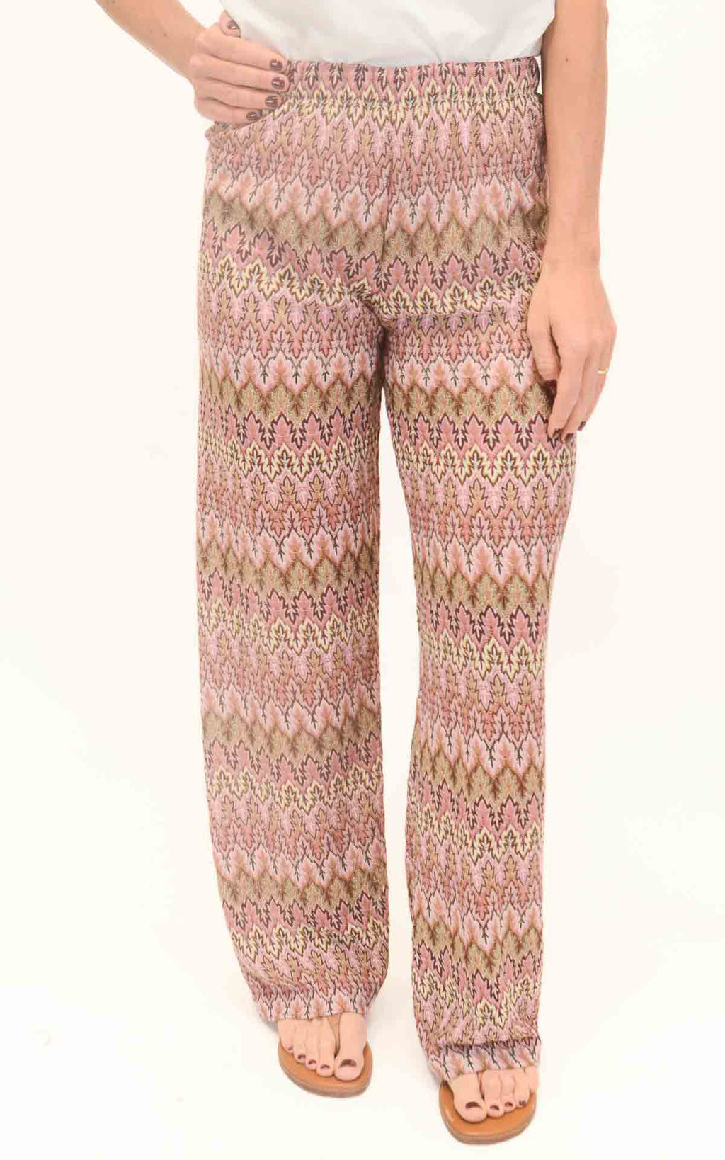 Susymix - Pantalone in maglia - Rosa