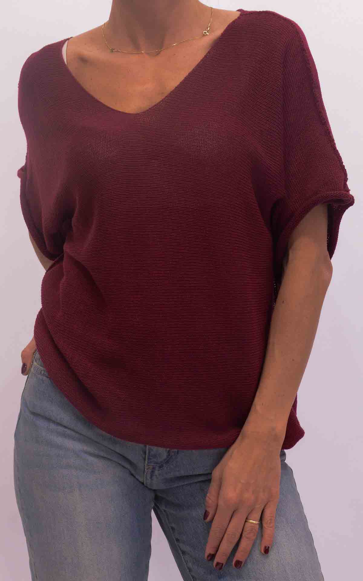 OFF-ON - Maglia filo mezza manica - India