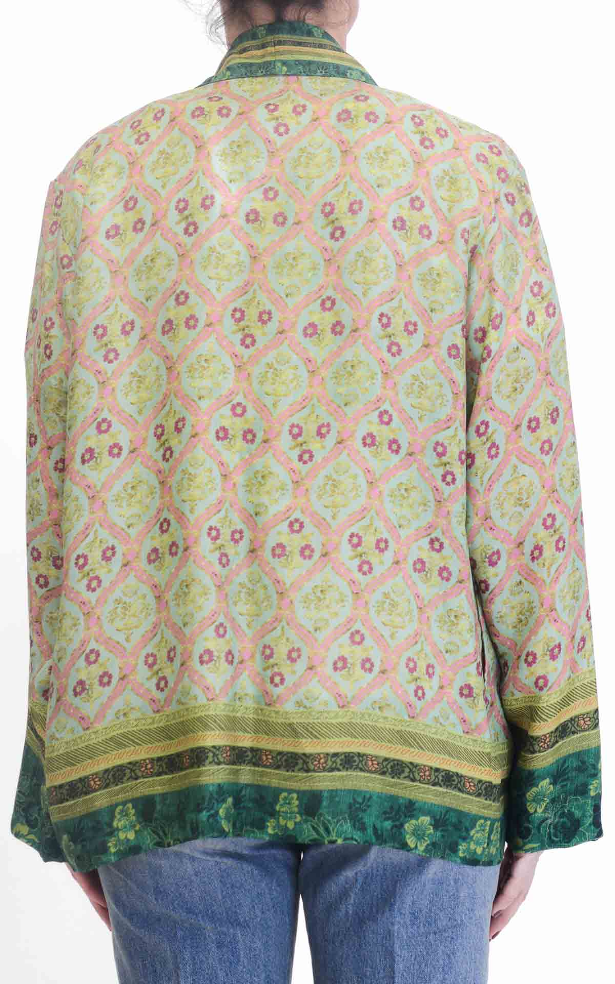 WU'SIDE - Giacca kimono - Verde