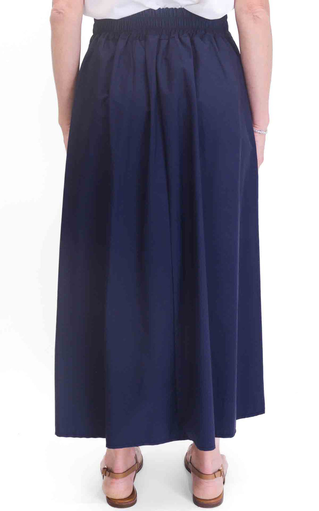 OFF-ON - Gonna lunga tinta unita - Blu