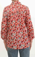 Palme - Camicia papaveri - Rosso