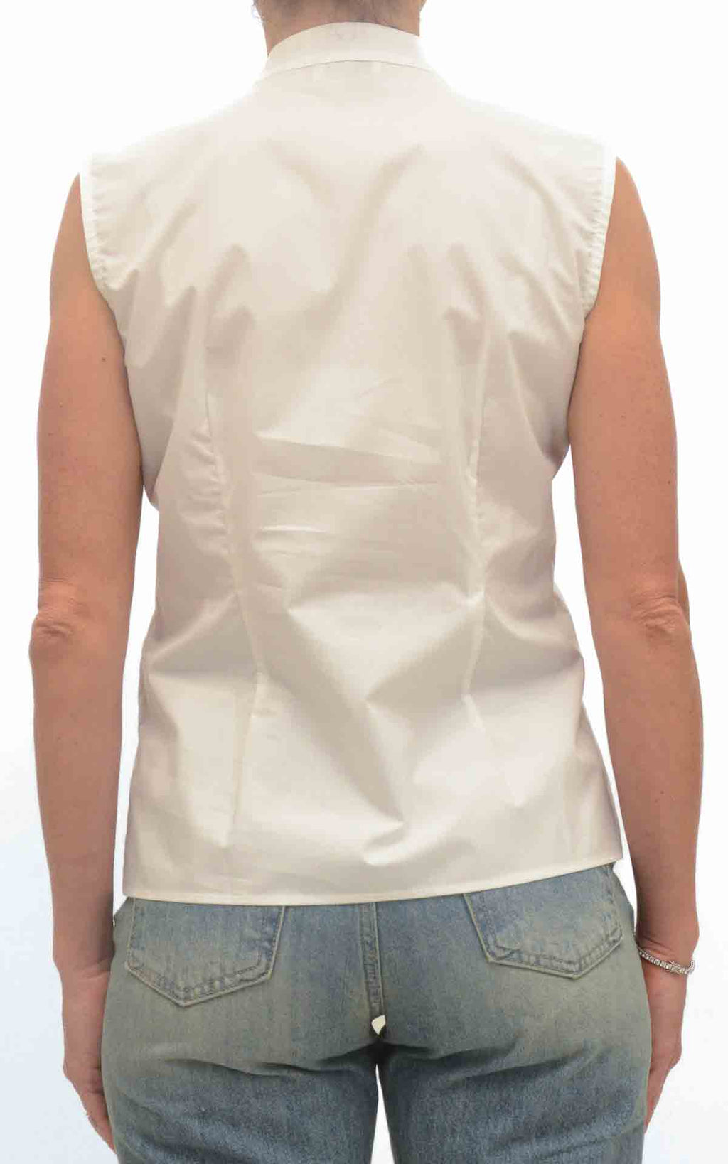 Susymix - Camicia smanicata laccetti orientali - Latte