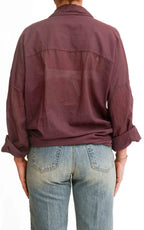 Susymix - Camicia in mussola con nodo -  Fico