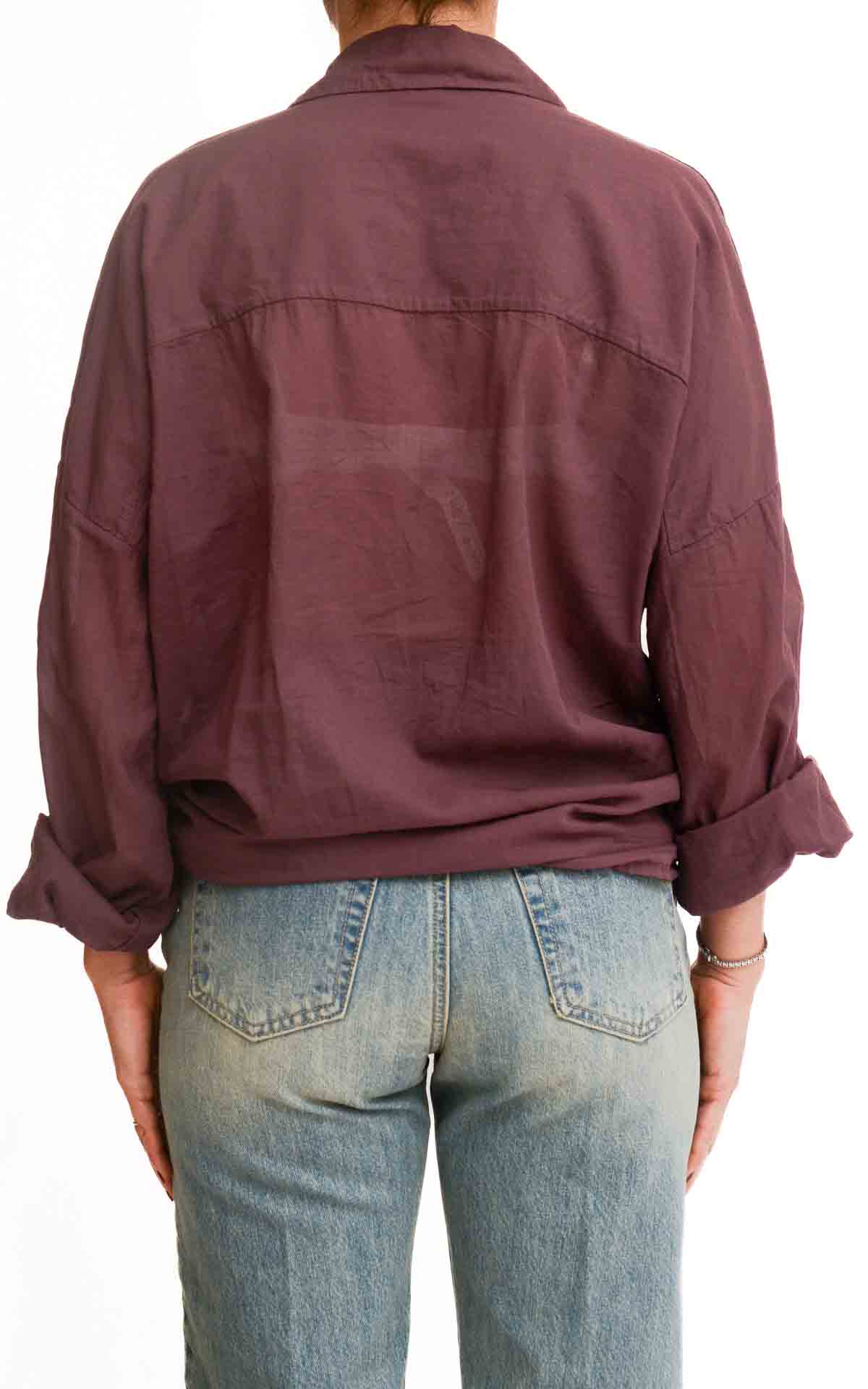 Susymix - Camicia in mussola con nodo -  Fico