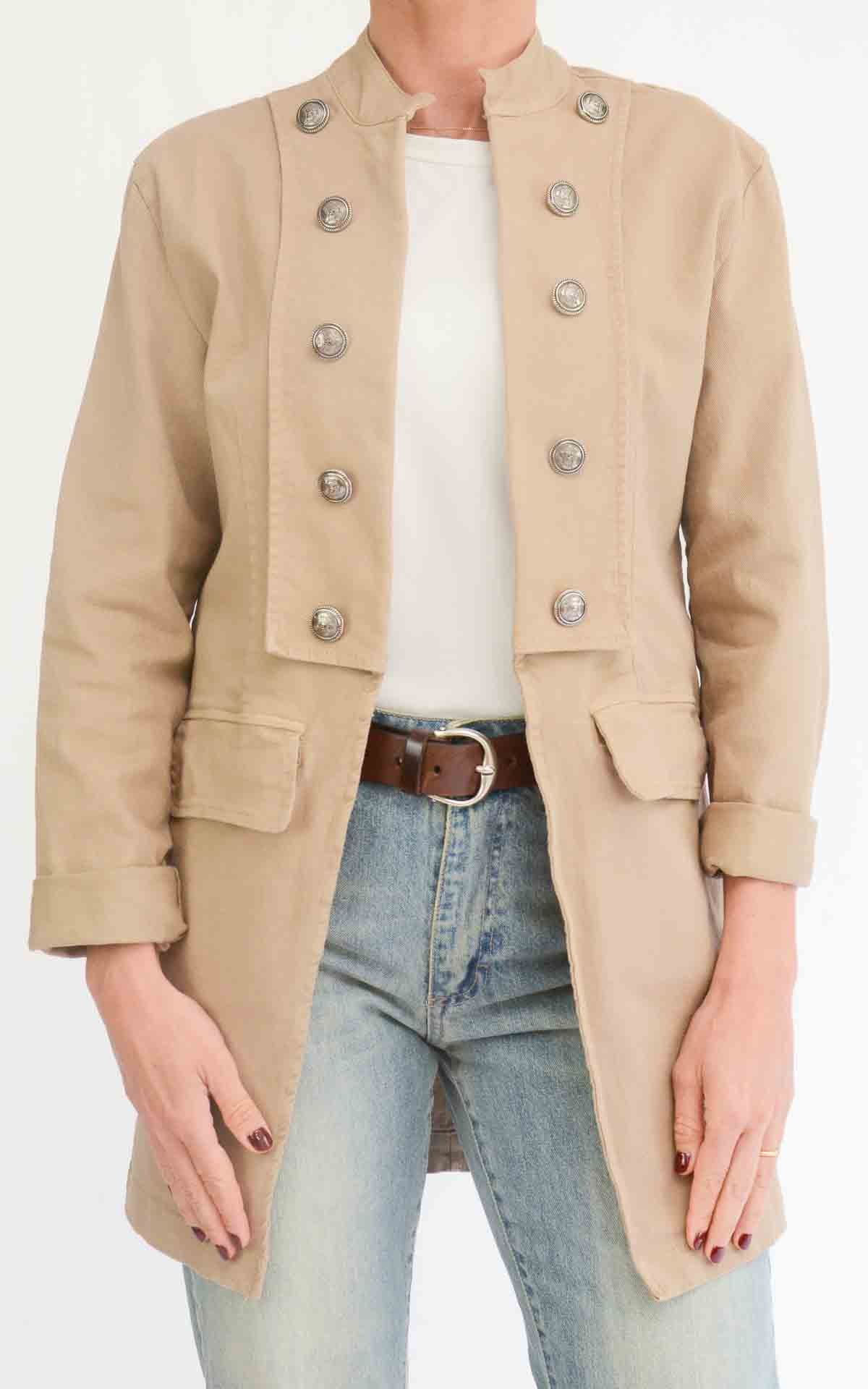 Susymix - Trench stile napoleone - Camel