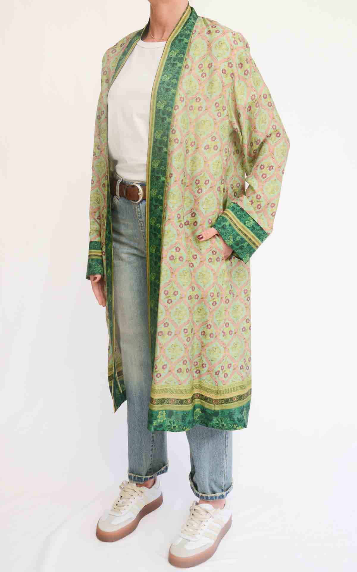 WU'SIDE - Kimono medio - Verde