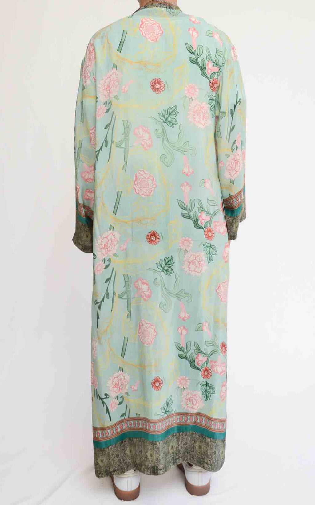 WU'SIDE - Kimono lungo - Azzurro polvere