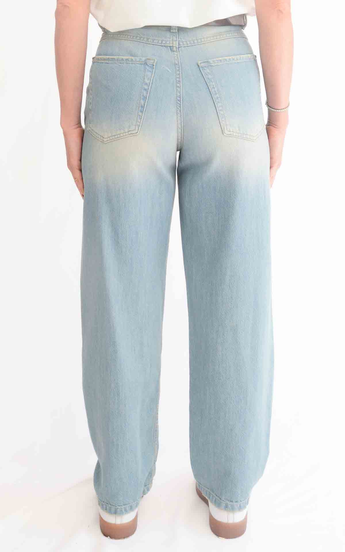 Initial - Jeans baggy denim chiaro - CHANTAL