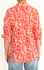 Palme - Camicia fantasia floreale - Rosso / rosa