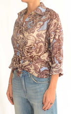 Susymix - Camicia fantasia - Vino