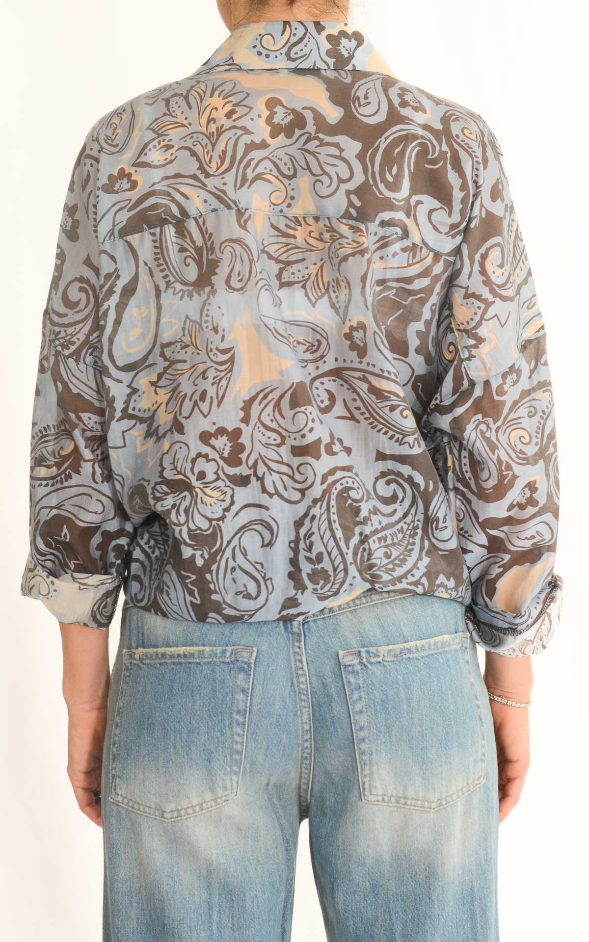 Susymix - Camicia fantasia - Celeste