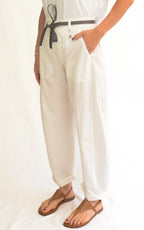 Susymix - Pantalone ovetto stellina cotone leggero - Latte
