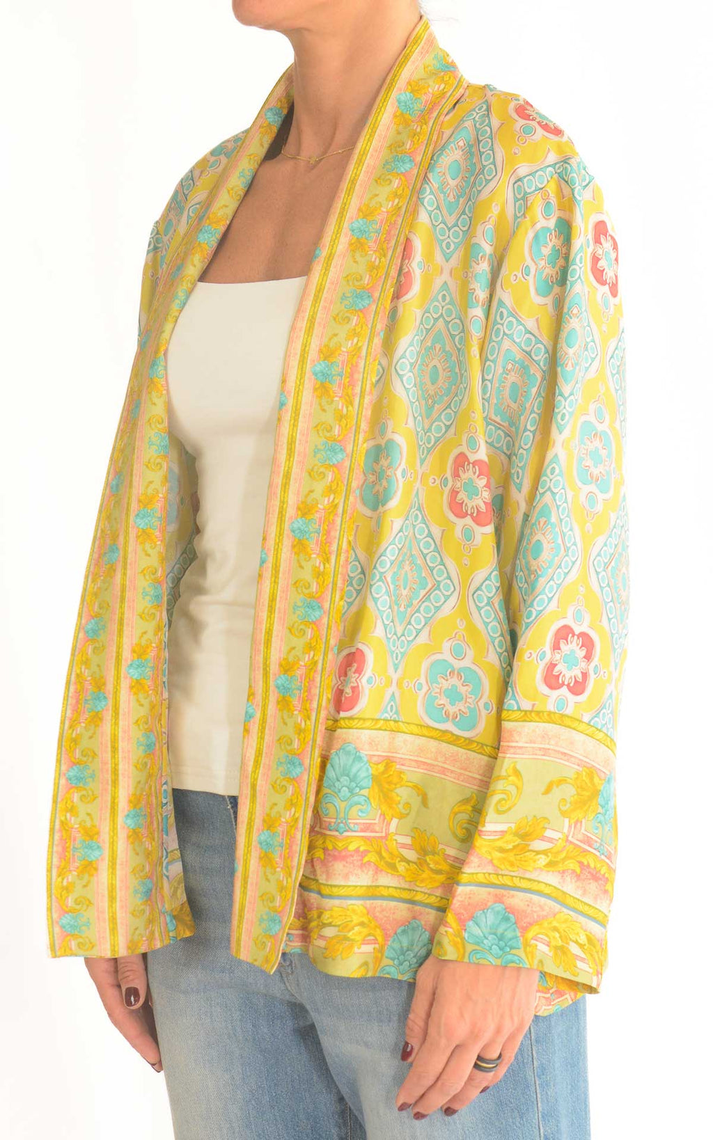 WU'SIDE - Giacca kimono - Giallo
