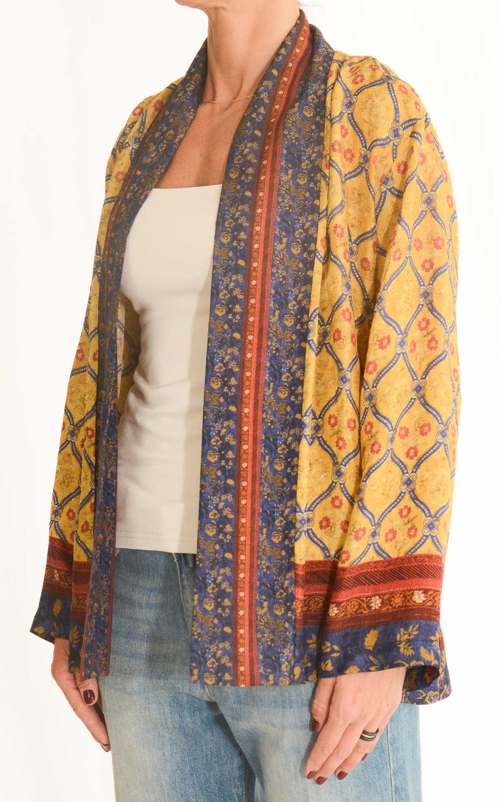 WU'SIDE - Giacca kimono - Giallo
