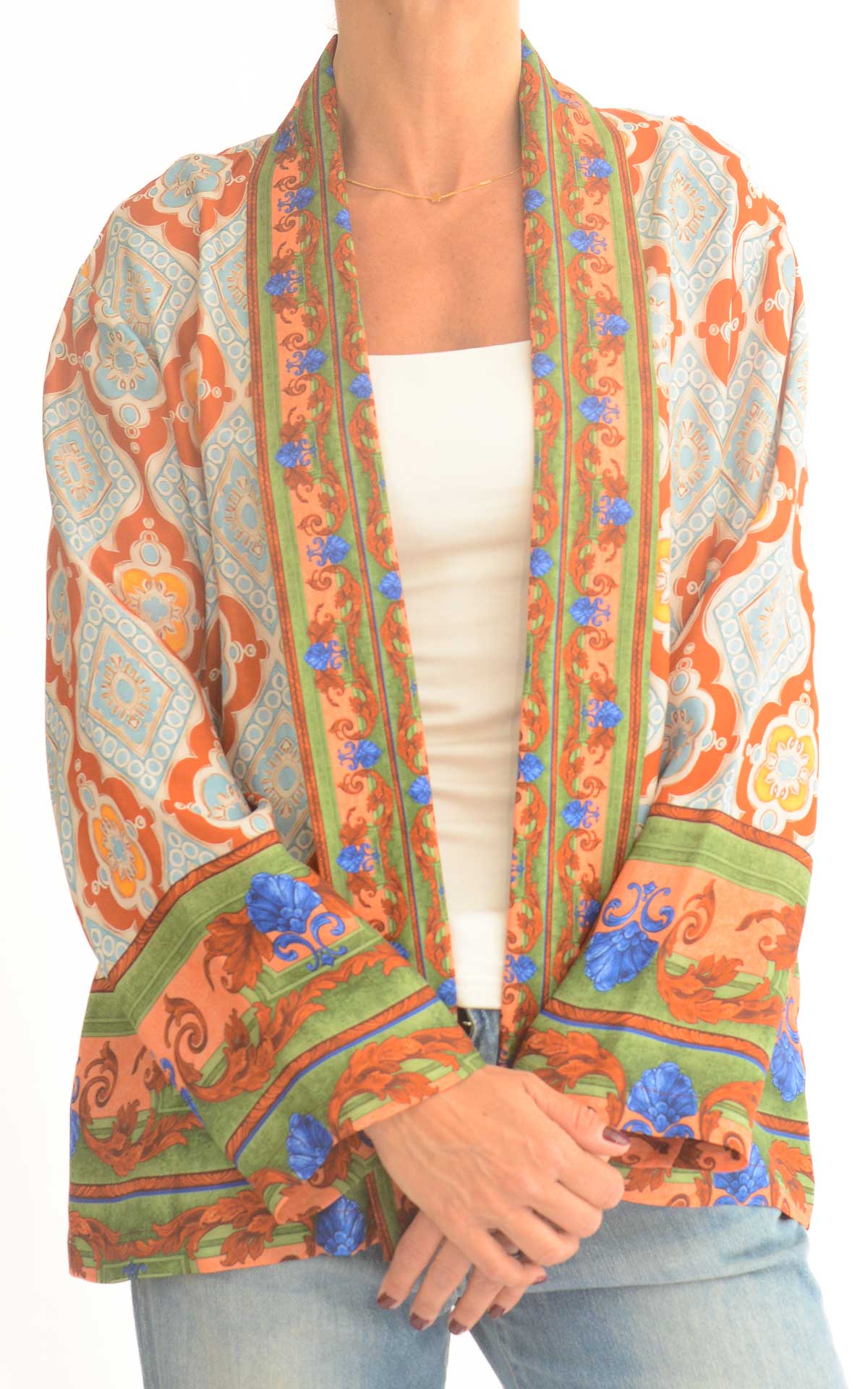 WU'SIDE - Giacca kimono - Coccio