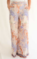 Susymix - Pantalone in voile fantasia - Coccio/Lilla