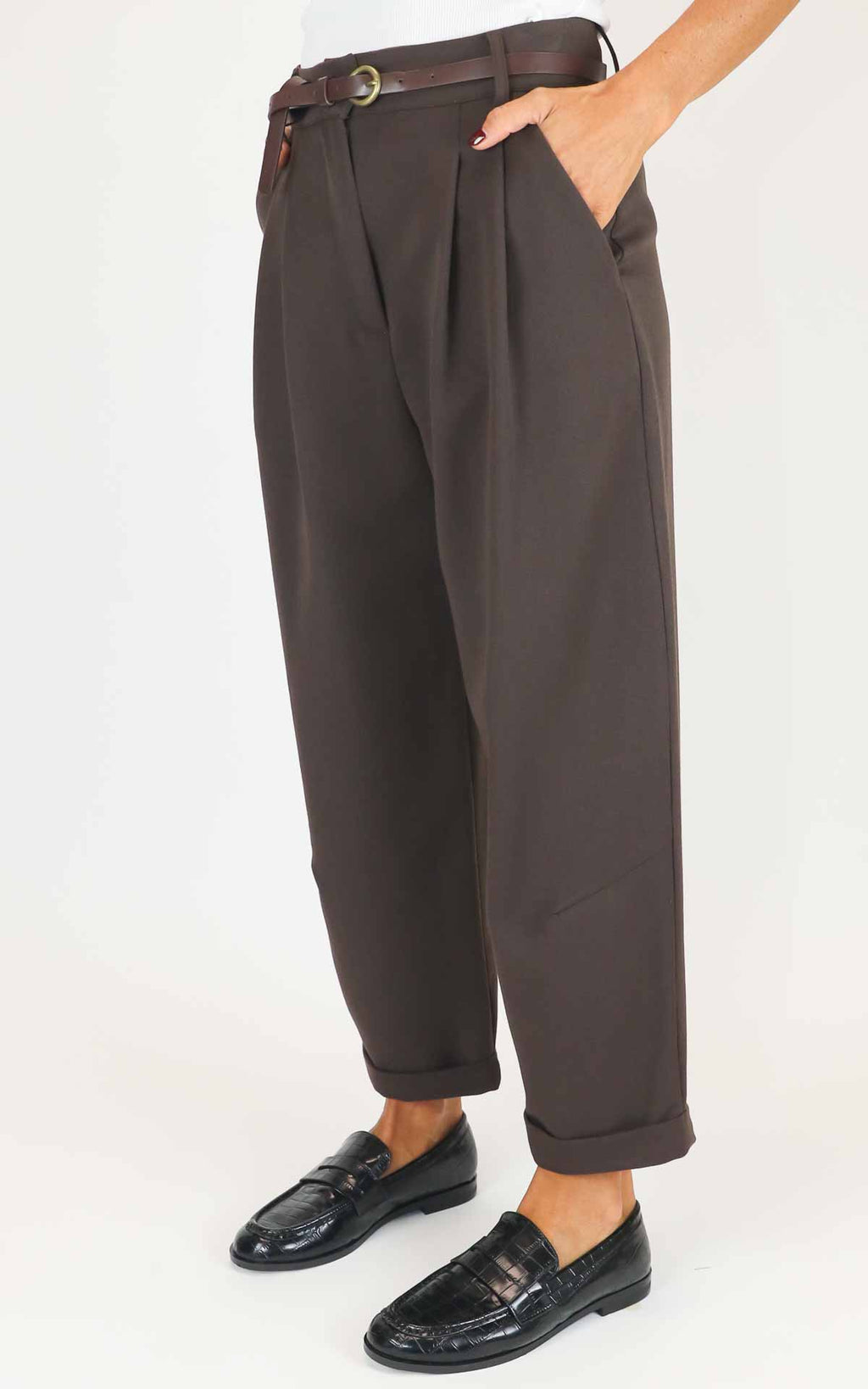 Susymix - Pantalone con pences - Moro