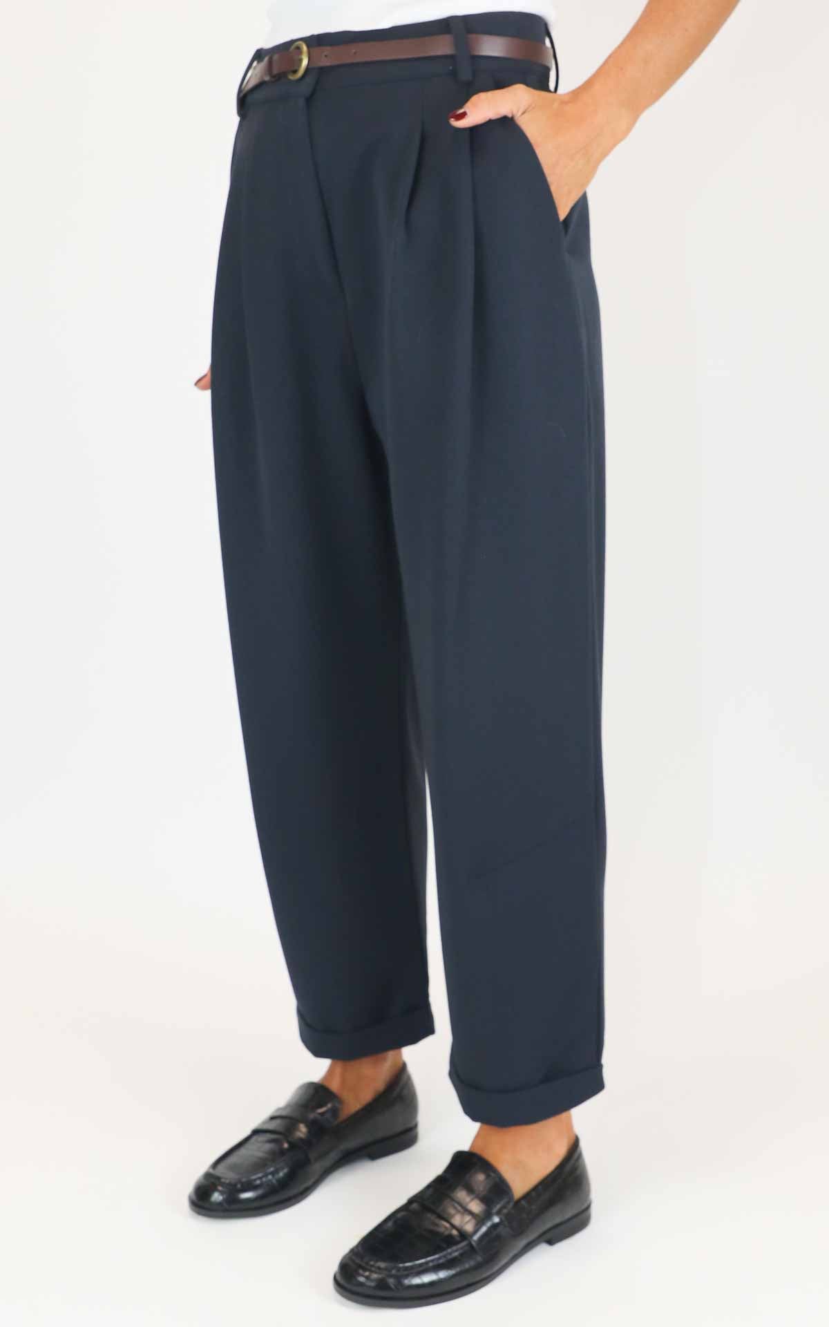 Susymix - Pantalone con pences - Blu