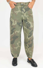 Susymix - Pantalone stampa militare - Verde militare