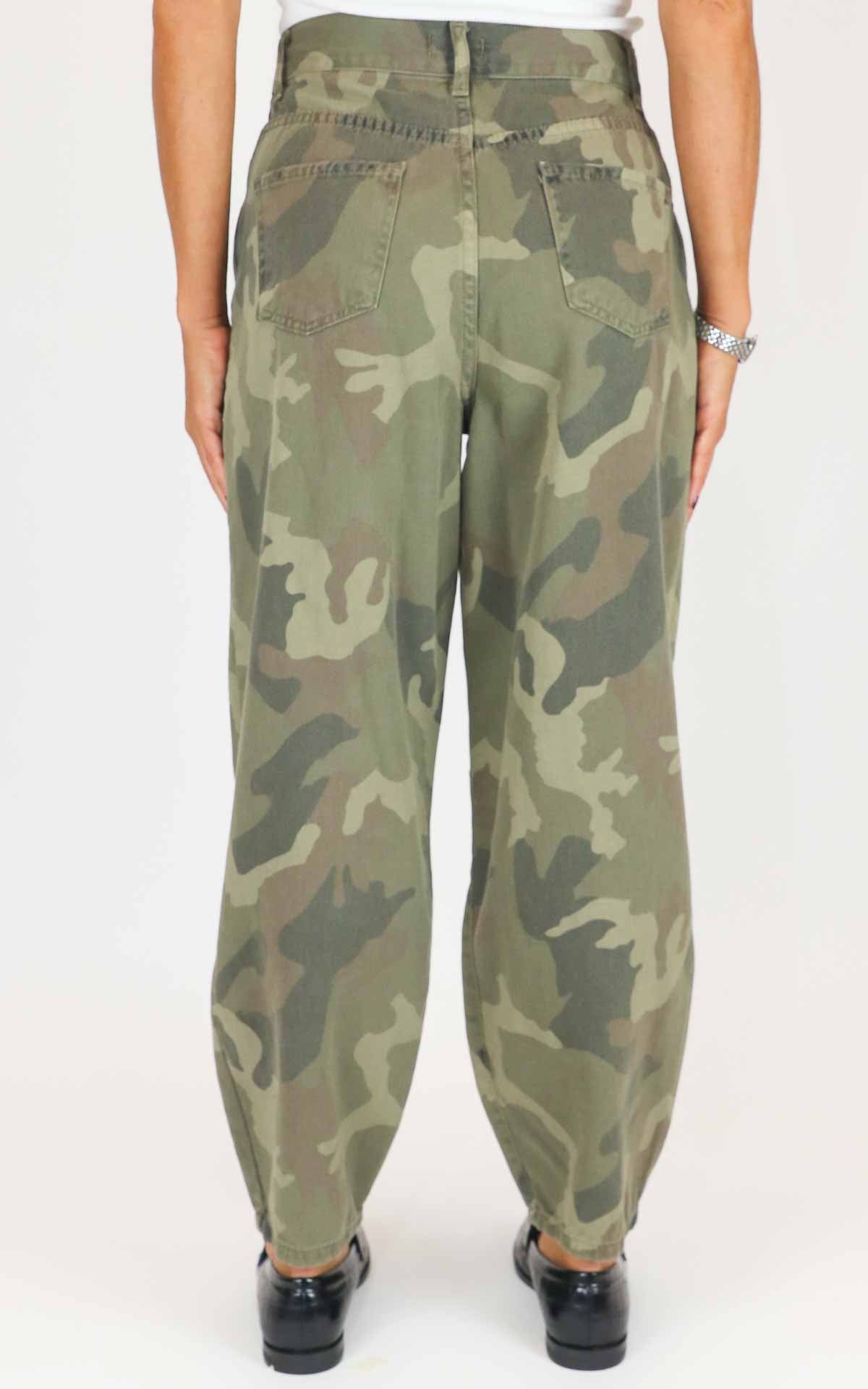 Susymix - Pantalone stampa militare - Verde militare