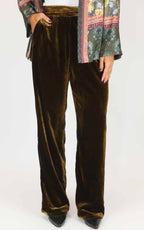 Wu'Side - Pantalone velluto liscio - Tabacco