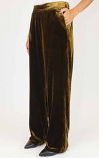 Wu'Side - Pantalone velluto liscio - Tabacco