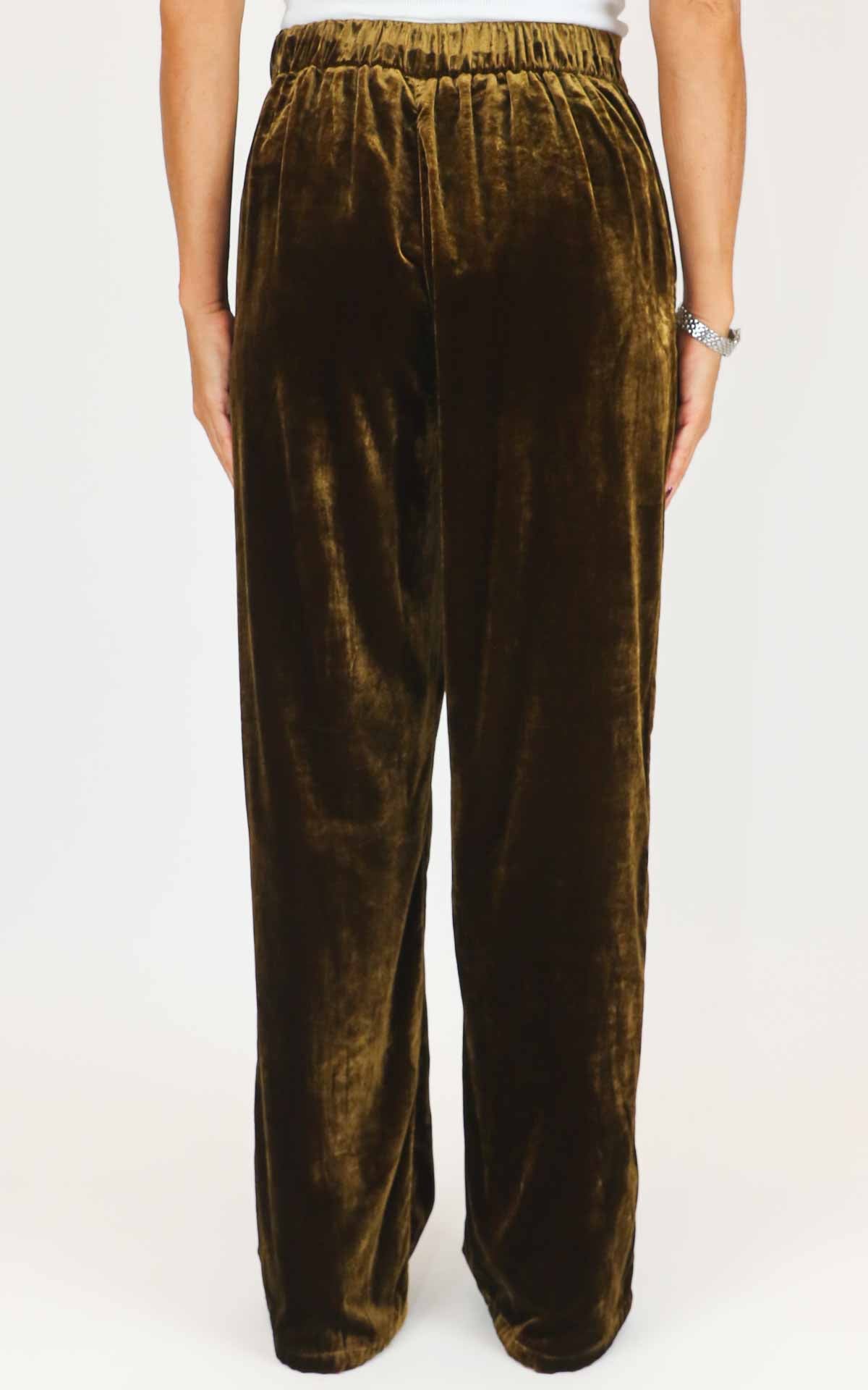 Wu'Side - Pantalone velluto liscio - Tabacco
