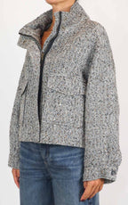 Eco - Bomber spigato - Marrone