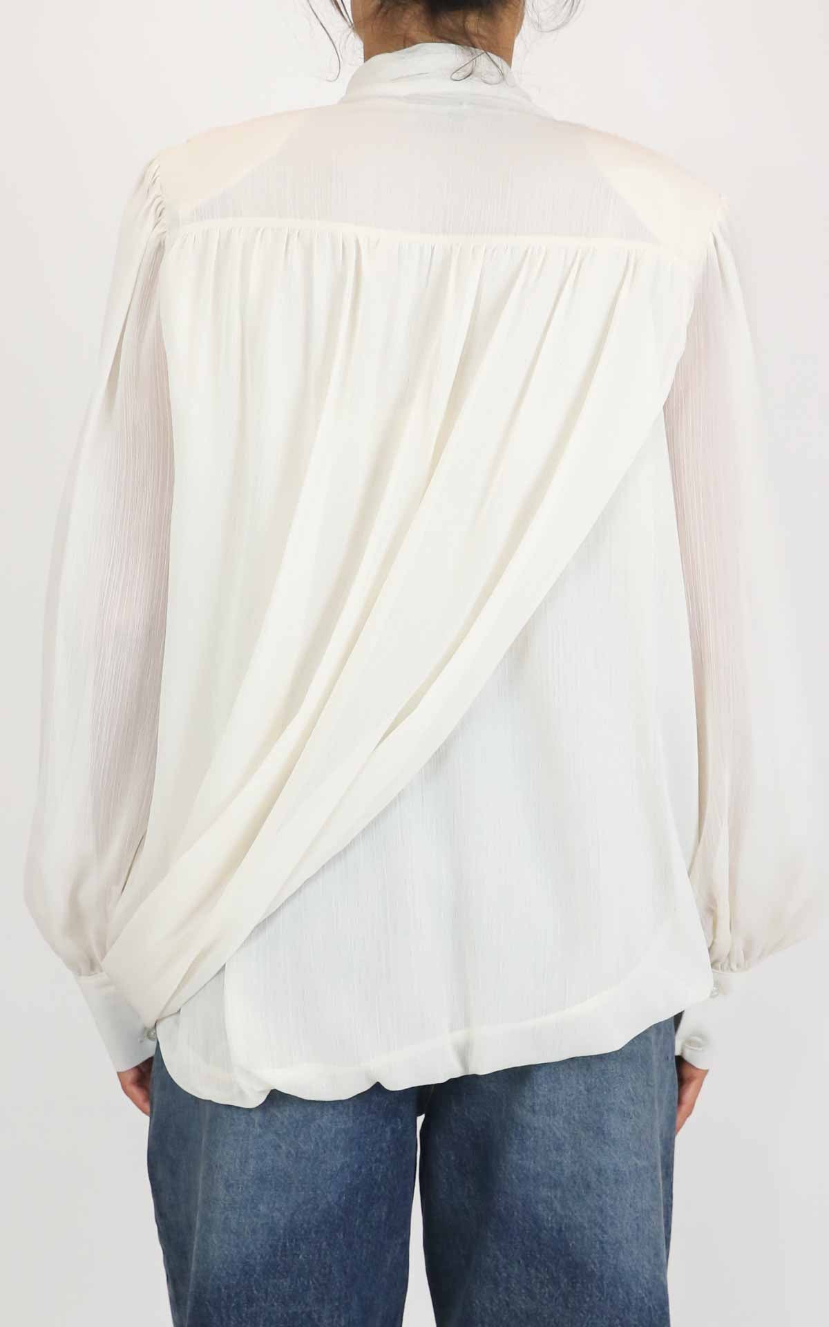 Susymix - Blusa fiocco - Latte