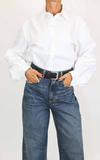 Susymix - Camicia manica a palloncino - Latte